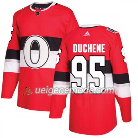 Herren Eishockey Ottawa Senators Trikot Matt Duchene 95 Adidas 2017-2018 Red 2017 100 Classic Authentic